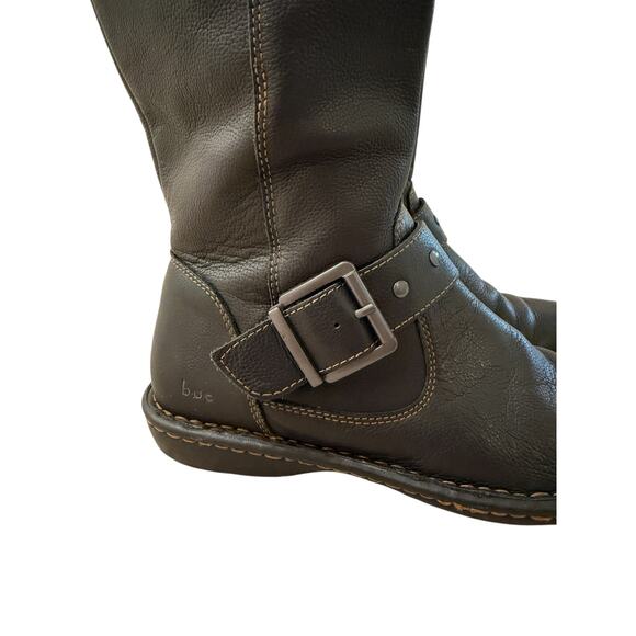 B.O.C. Women's Oliver Leather Knee-High Riding Boots Brown- Black 7.5 - Picture 3 of 8